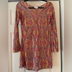 California Costumes Multicolor Geometric Mini Dress